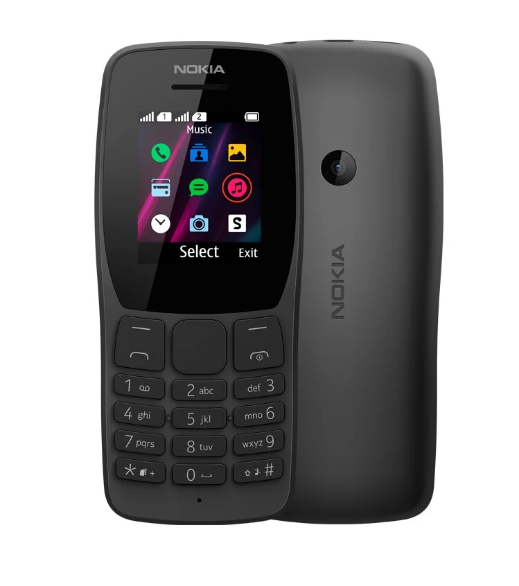 Телефон Nokia 110, черный